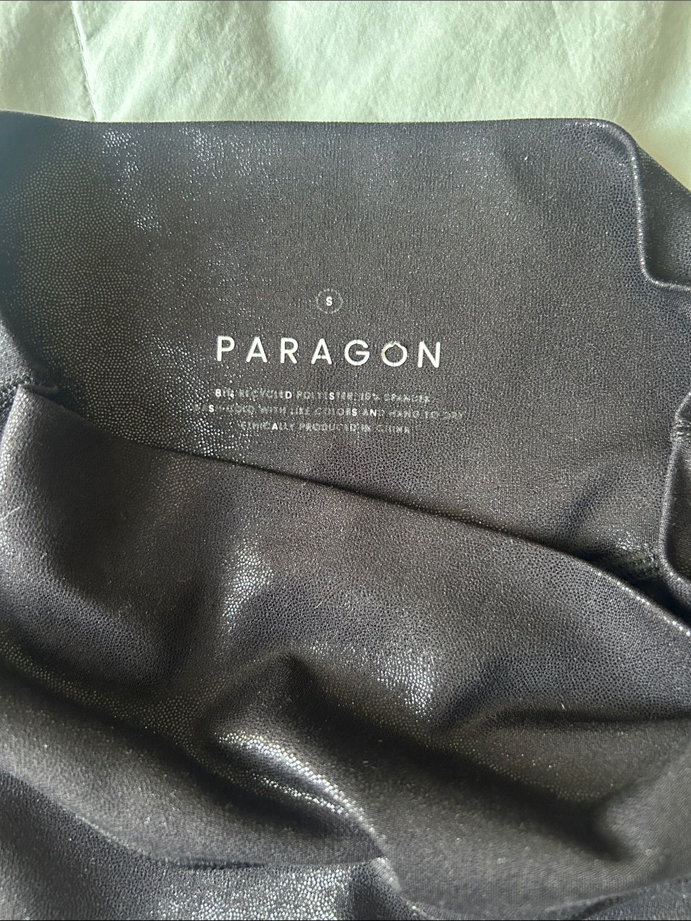 PARAGON Black Shiny Faux Leather Leggings - Picture 3 of 4